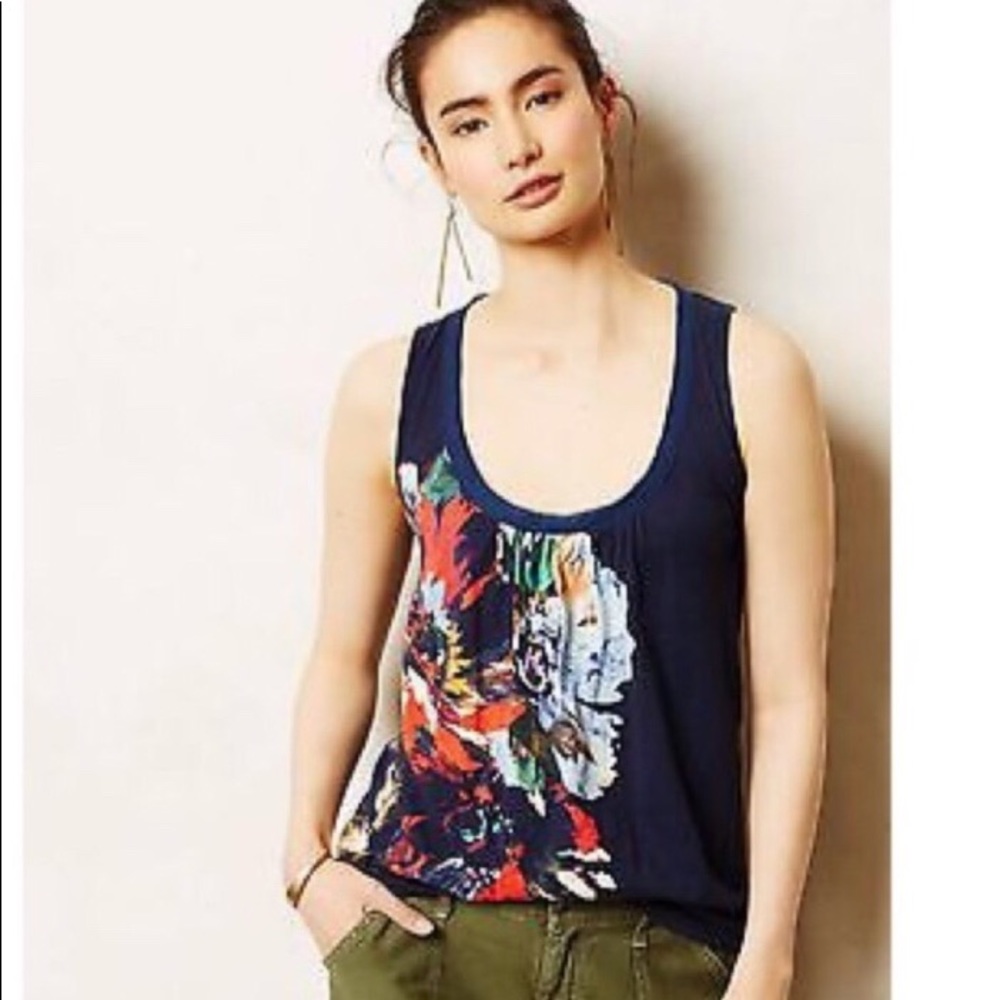 Anthropologie Akemi + Kin Tie Tank Top